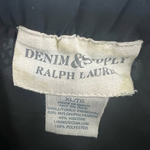 Denim & Supply Ralph Lauren black burnout velvet midi skirt - Picture 7 of 7